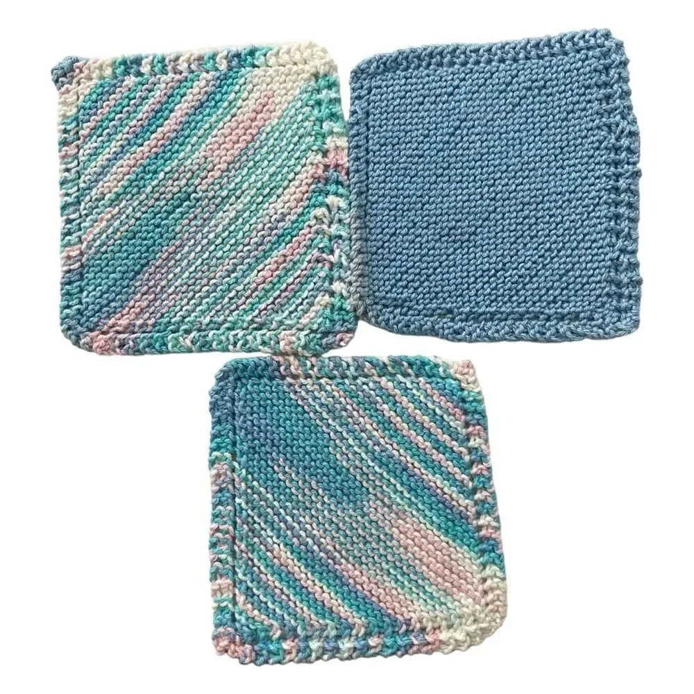 Umarked Handmade Knit/Crochet Dishcloth